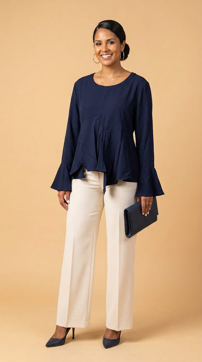 Saco blusa azul / AO156