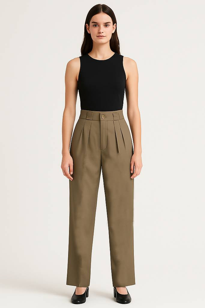 Pantalón marrón cenizo / P45 image 0