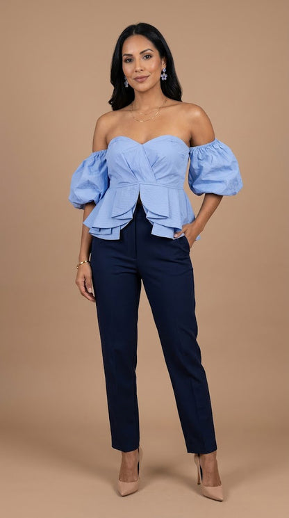 Blusa azul / AO131