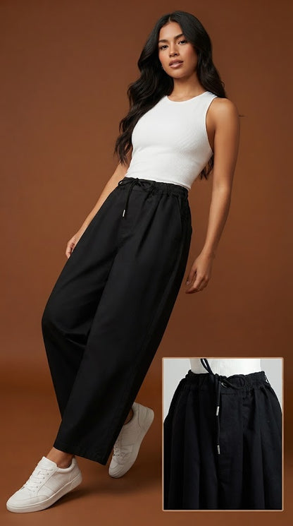 Pantalón Negro Palazzo Premium / ANE1001-63