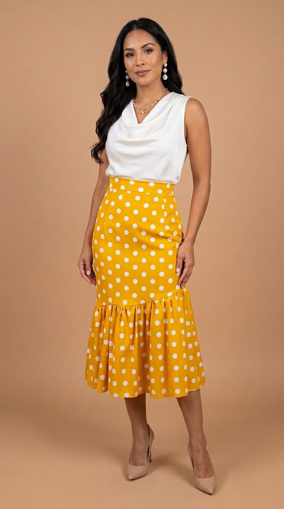 Falda con lunares / AO80