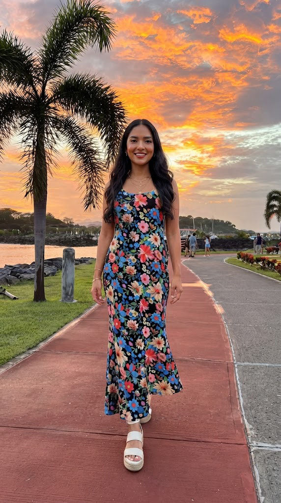 Vestido Floral Colorido / SH113