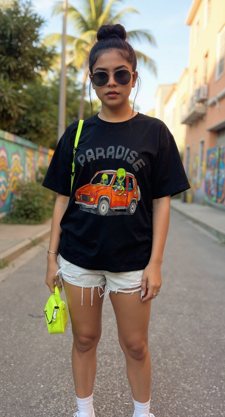 Camiseta  Estampa Paradise/S35    S, M image 1