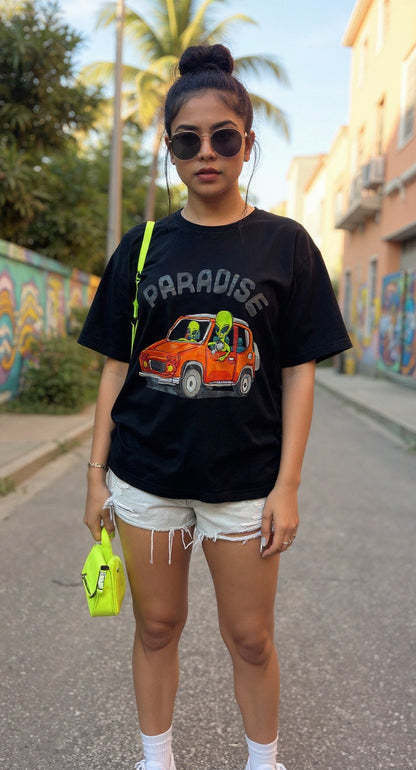 Camiseta  Estampa Paradise/S35    S, M image 1