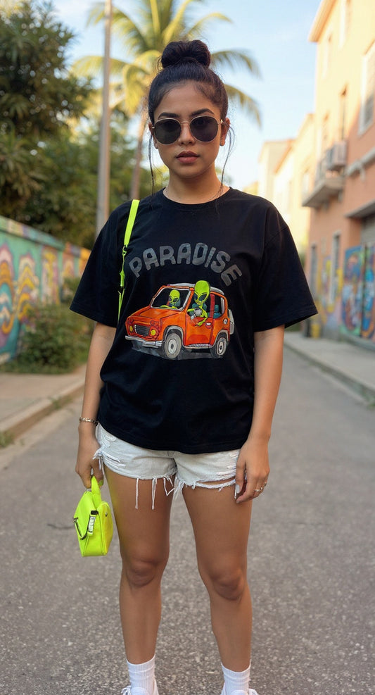 Camiseta  Estampa Paradise/S35    S, M image 1