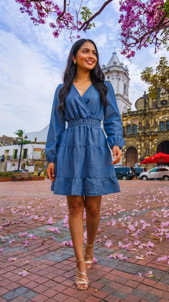 Vestido Corto de Mezclilla / SH101