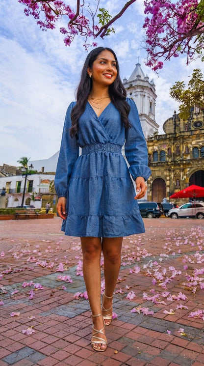 Vestido Corto de Mezclilla / SH101
