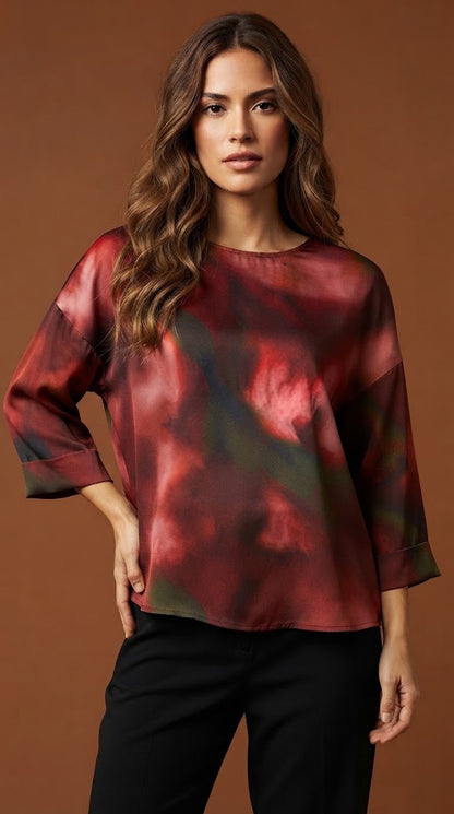 Blusa satinada / ANB26007