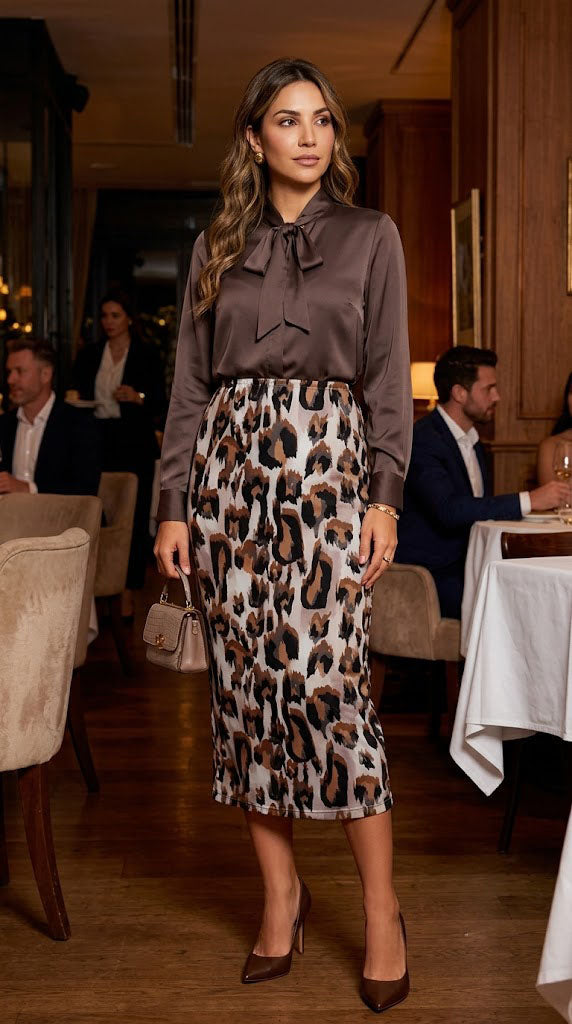 Falda estampado animal / AO101