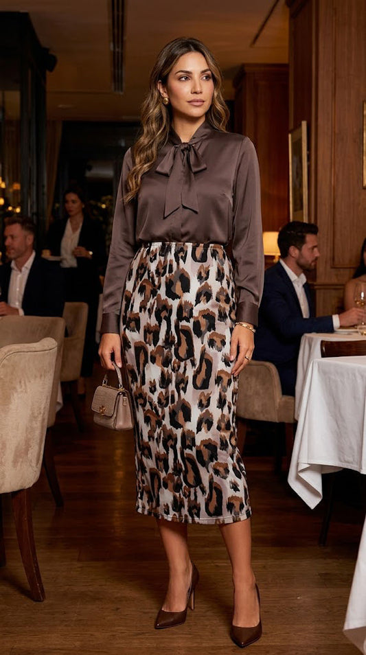Falda estampado animal / AO101