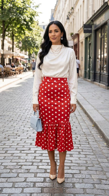 Falda con lunares / AO80
