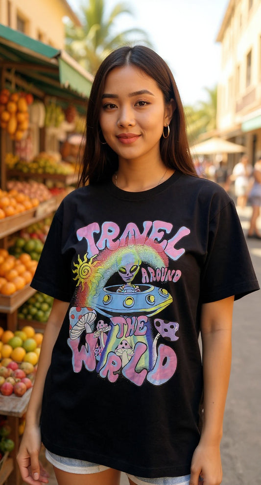 Camiseta  Estampa Travel/S37    XL image 1