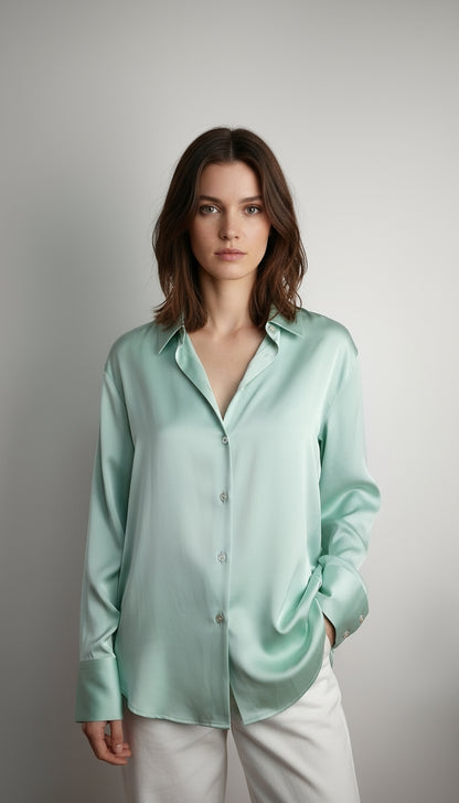 Blusa satinada / ANB06