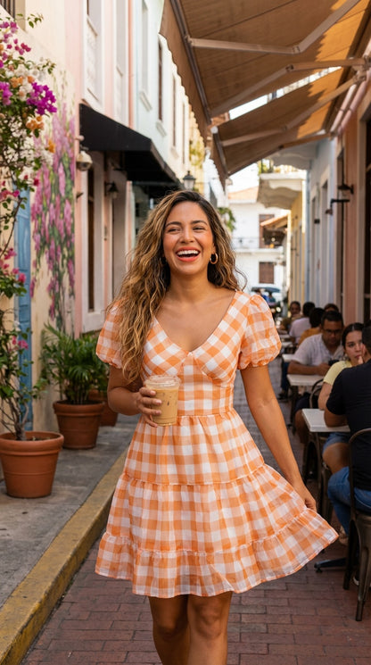Vestido Cuadros / ANU11