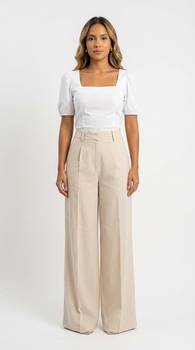 Pantalón crema / SH63