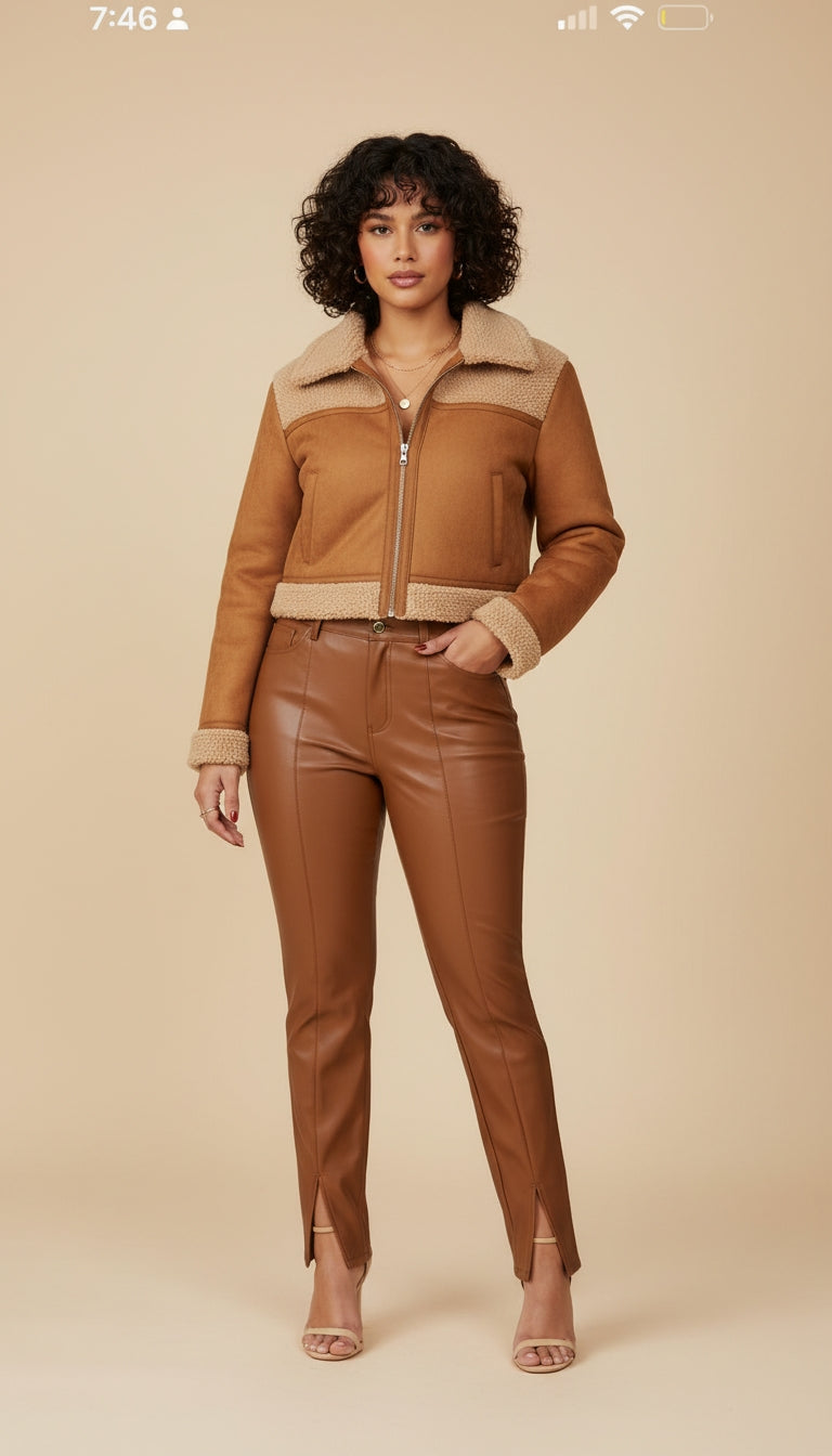 Pantalón Cuerina Marca D&M / V230