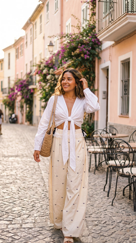 Outfits Blanco y Crema / CAS103