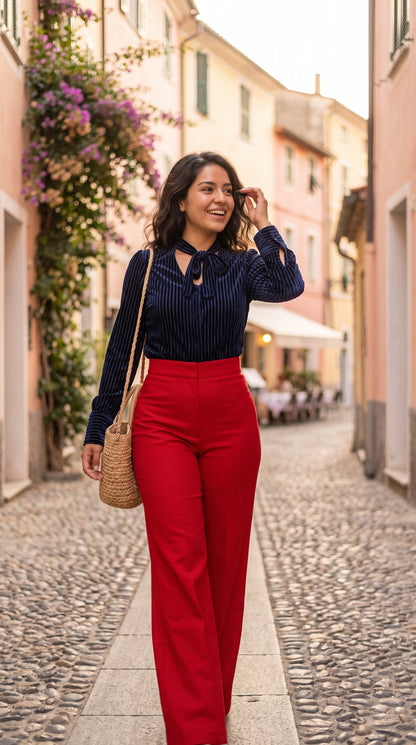Outfits Terciopelo Azul / CAS113