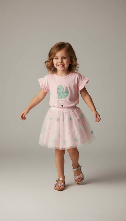 Set 2 piezas Tul Corazón / ANK33