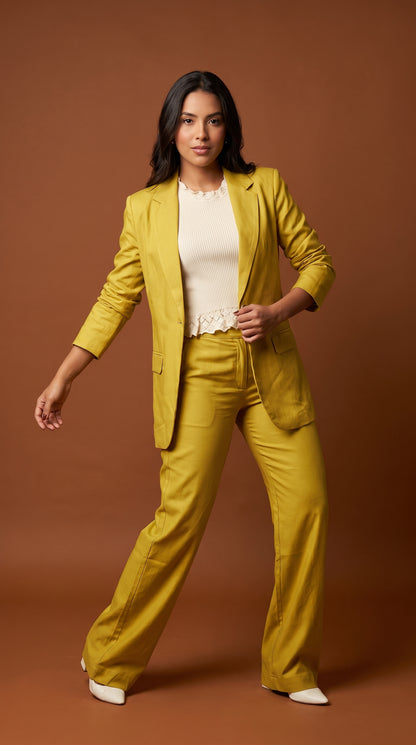 Top Beige con Volantes /OUTEV168