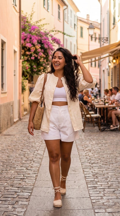 Outfits Crema y Blanco / CAS117