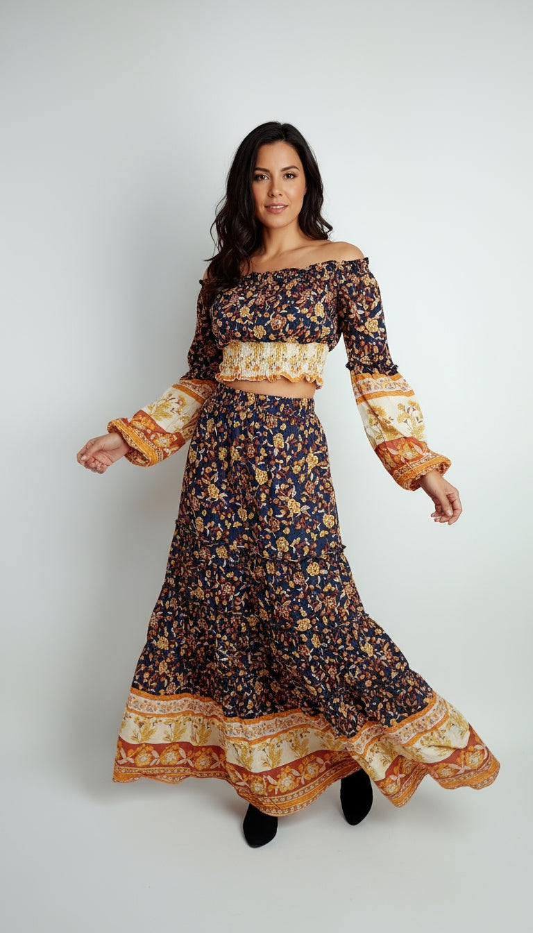 Set marrón boho / ANS03