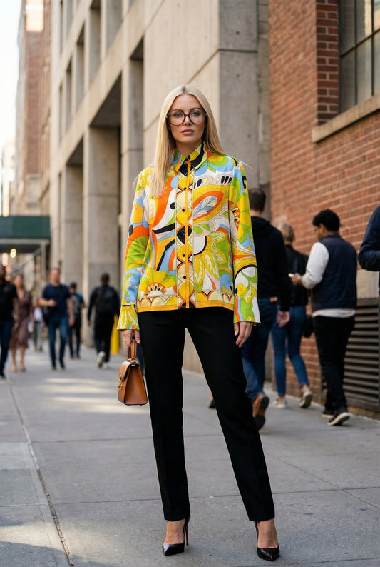 Blusa estampada urbana / ANB26016