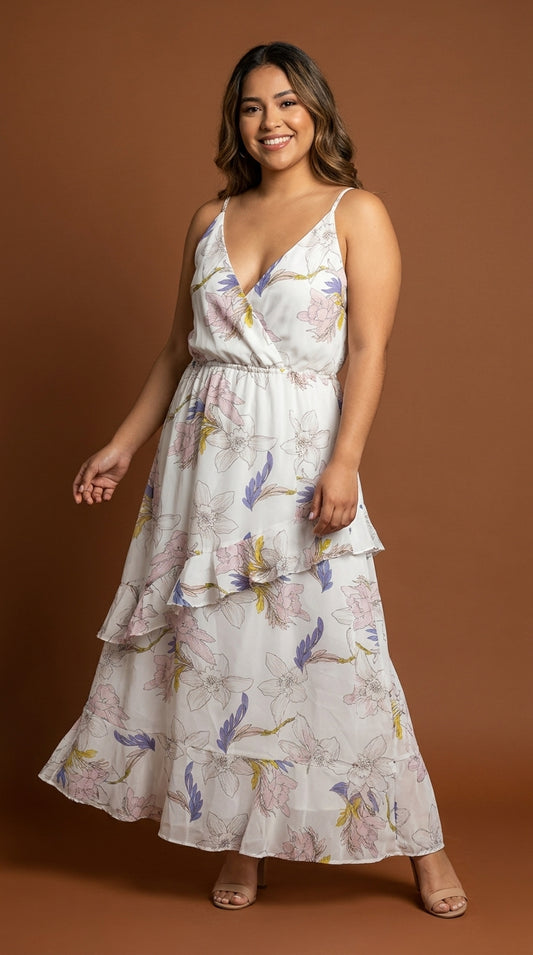Vestido Floral Largo / ANU22