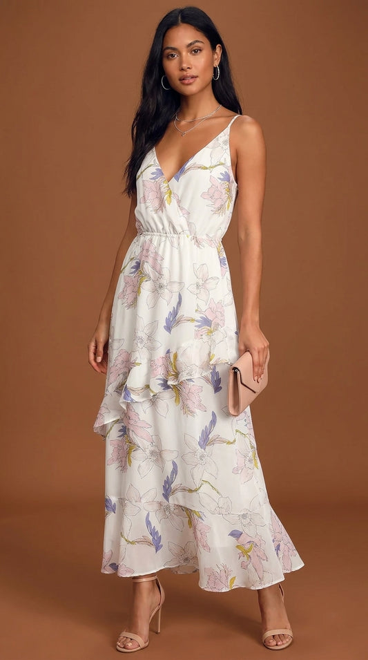 Vestido Floral Largo / ANU22