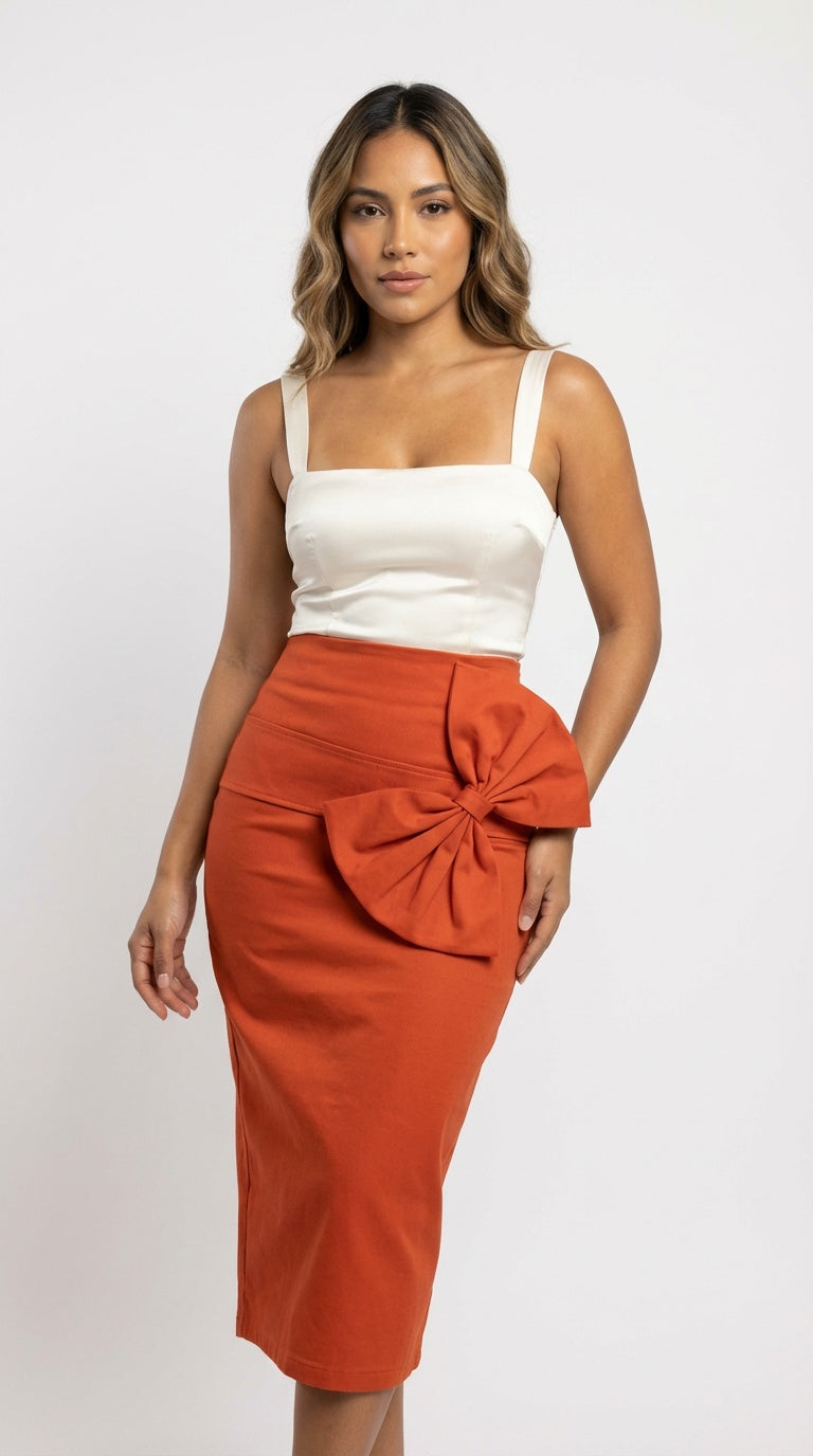 Falda naranja / AO178
