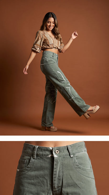 Pantalón tipo Jean casual / ANE1001-39