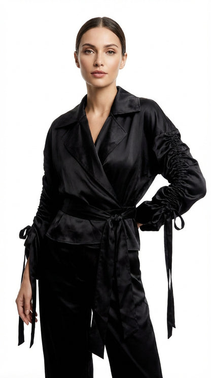 Blusa negra elegante / UV63