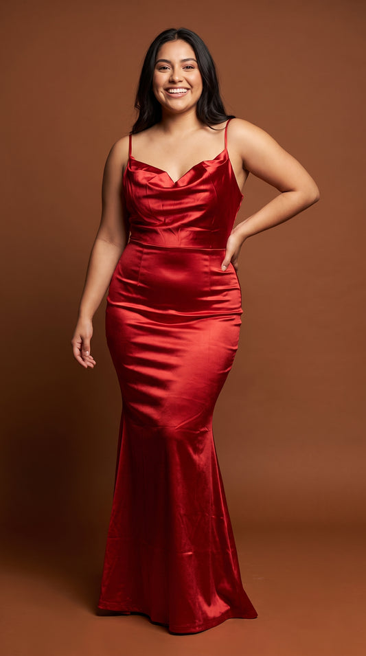 Vestido de Fiesta con Escote Corazón / ANU92