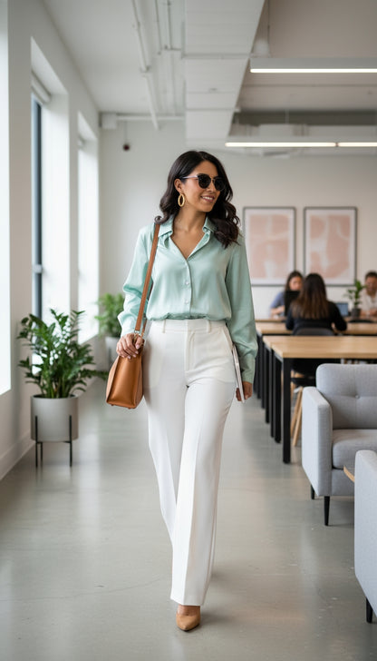 Blusa satinada / ANB06