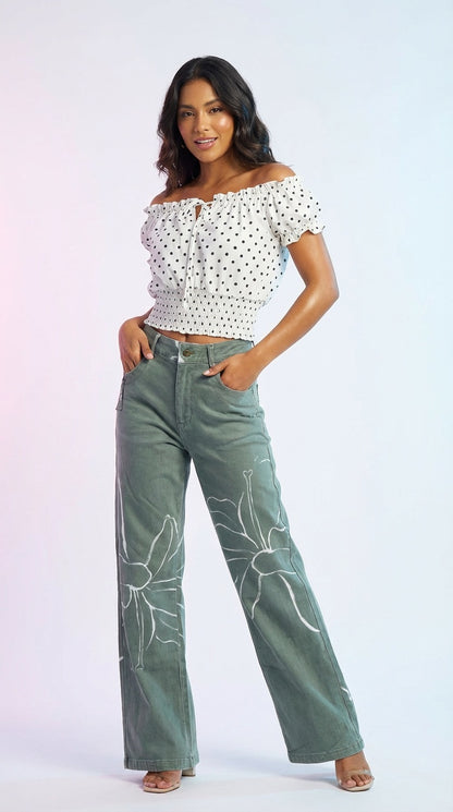 Pantalón tipo Jean casual / ANE1001-39