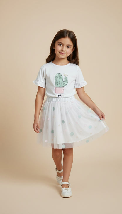 Set 2 piezas Tul Corazón / ANK33