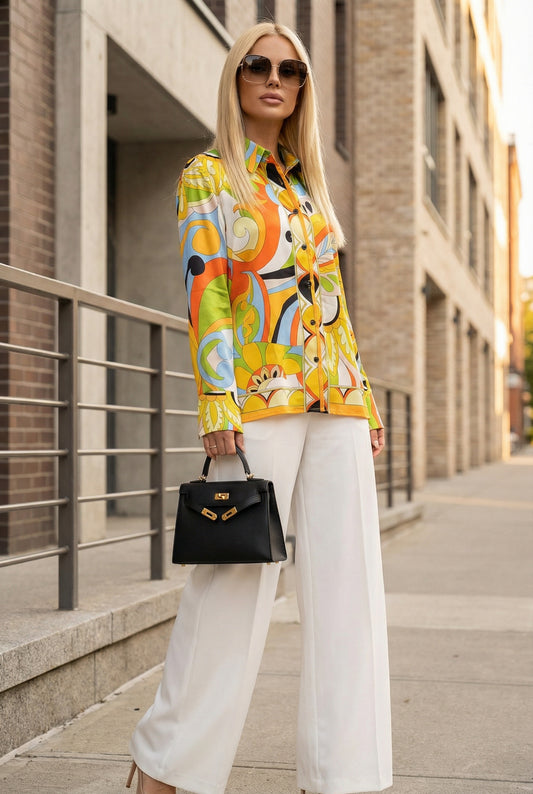 Blusa estampada urbana / ANB26016