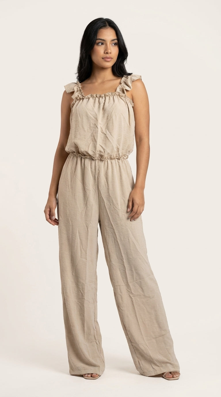 Enterizo Beige Relax Chic / L93A