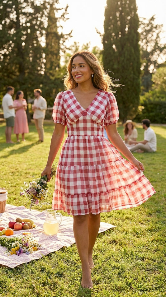 Vestido Cuadros / ANU11