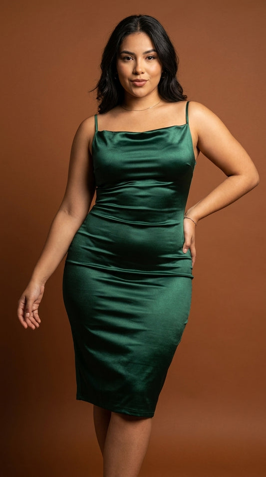 Vestido corte medio / SH48