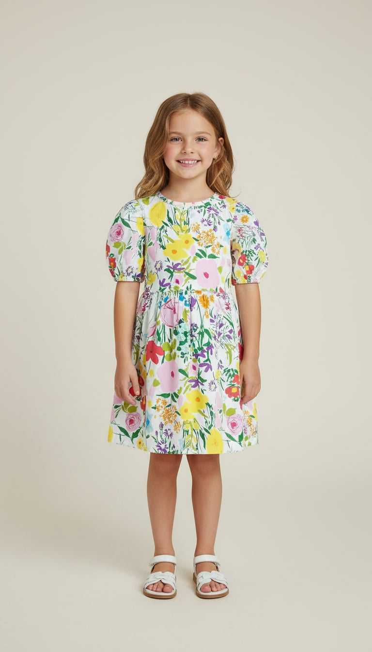 Vestido Floral Colorido / ANK09