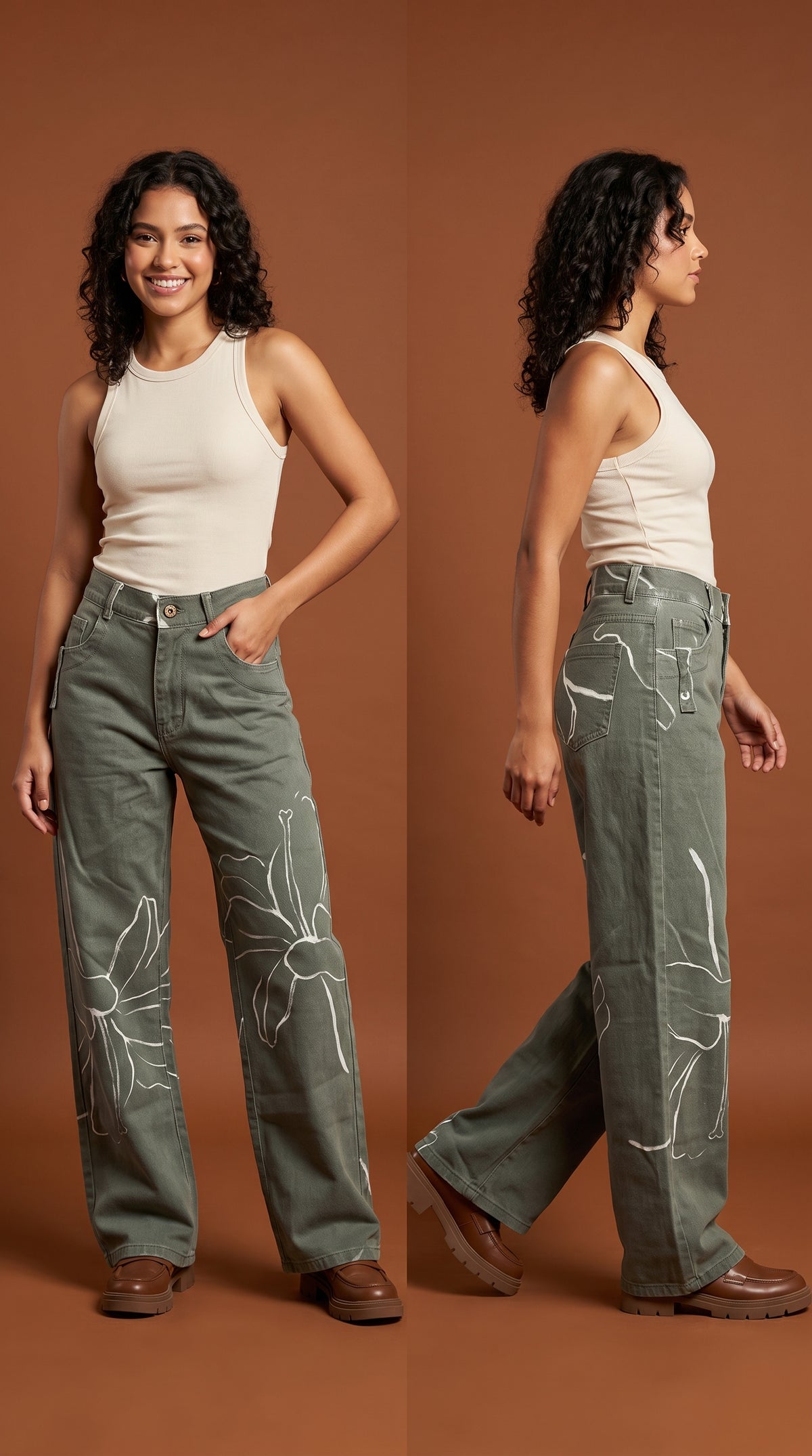 Pantalón tipo Jean casual / ANE1001-39