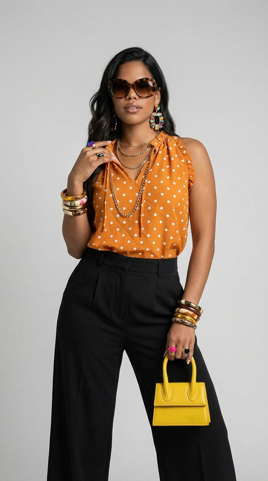 Blusa Naranja / NOB10