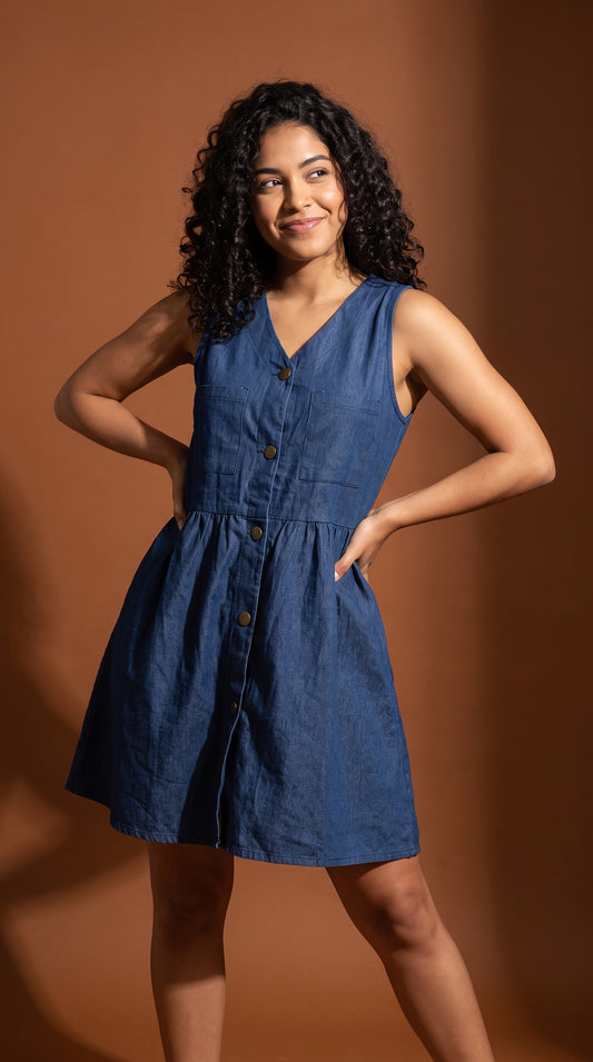Vestido Azul / L61A