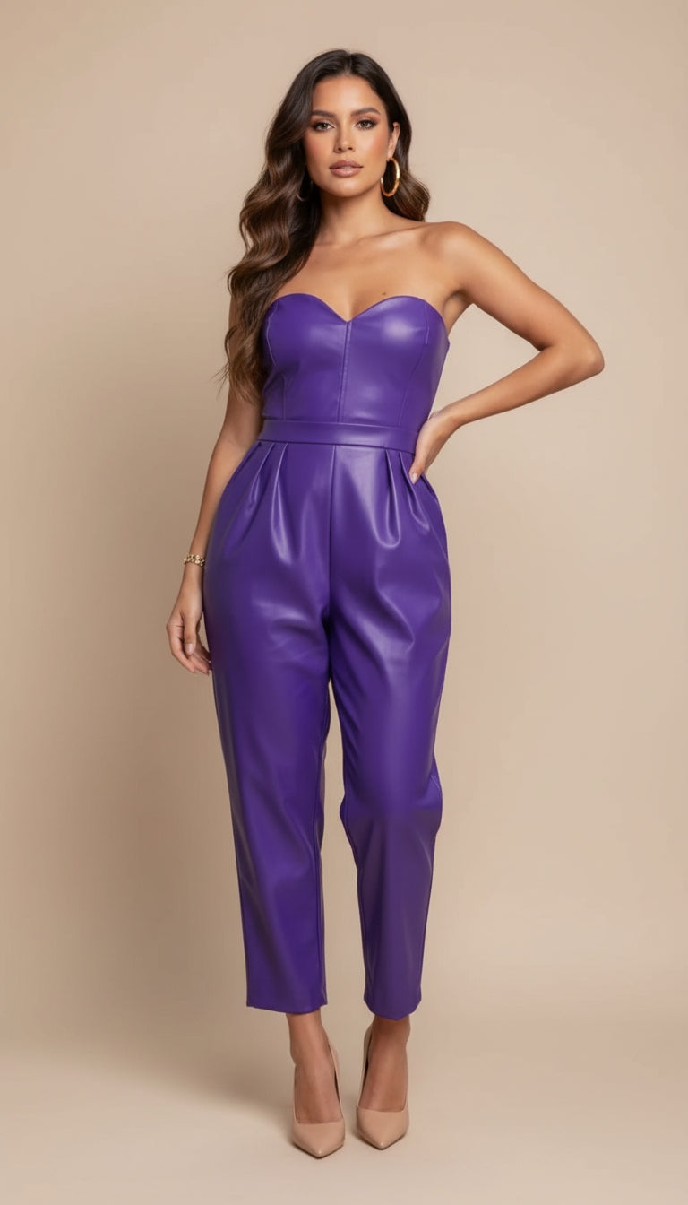 Jumpsuit Morado Marca D&M / V14