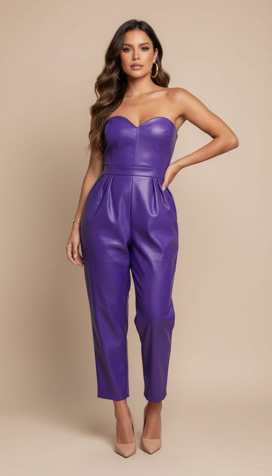 Jumpsuit Morado Marca D&M / V14