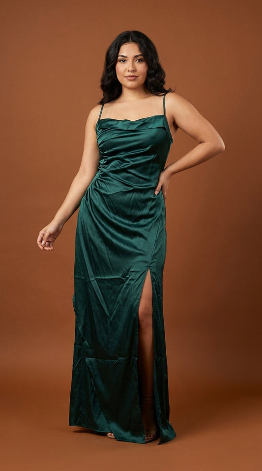 Vestido elegante con abertura / SH47
