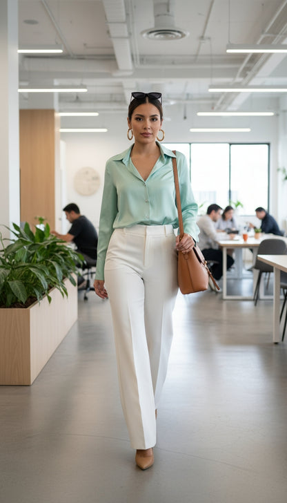 Blusa satinada / ANB06