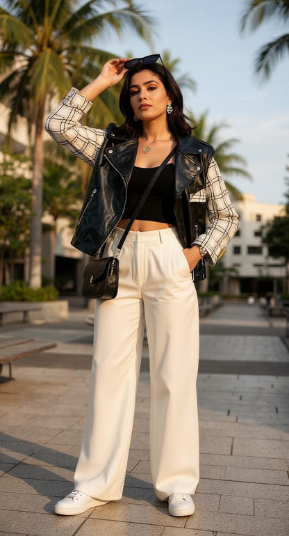 Jacket negra de vinilo D&M / V452