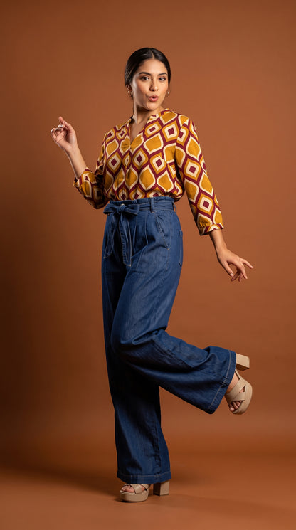 Pantalón denim azul oscuro / ANP06